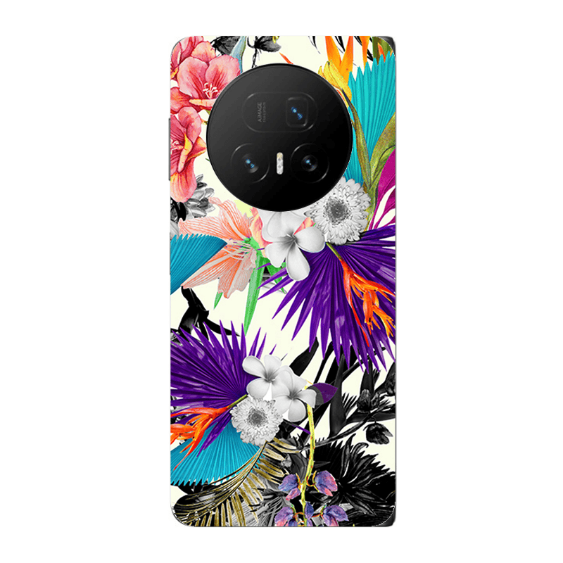 Honor Magic V5 Sea flowers Transparent Silicone TPU Θήκη